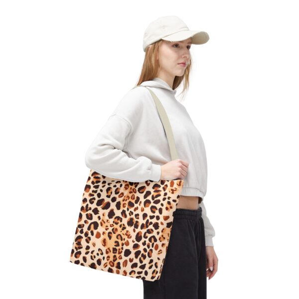 Watercolor Leopard Print Tote Bag – Canvas Style with Wild Elegance - Image 14
