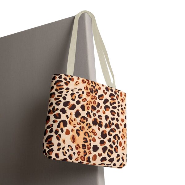 Watercolor Leopard Print Tote Bag – Canvas Style with Wild Elegance - Image 12