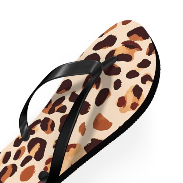 Leopard Print Flip Flops - Stylish Summer Sandals for Beach & Pool Days - Image 4
