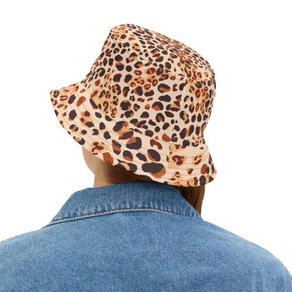 Watercolor Leopard Bucket Hat – Stylish Summer Shade with Wild Flair - Image 2