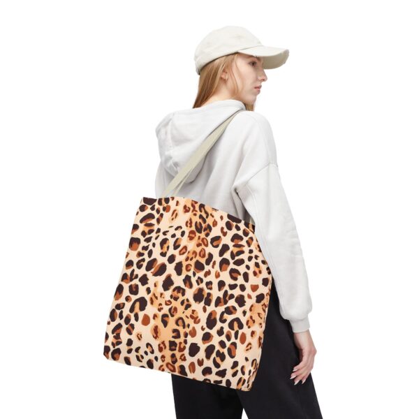 Watercolor Leopard Print Tote Bag – Canvas Style with Wild Elegance - Image 17