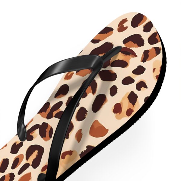 Leopard Print Flip Flops - Stylish Summer Sandals for Beach & Pool Days - Image 6