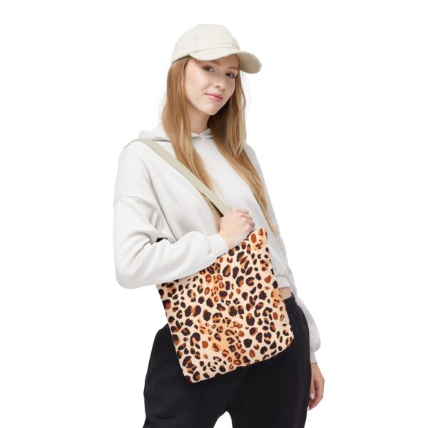 Watercolor Leopard Print Tote Bag – Canvas Style with Wild Elegance - Image 11