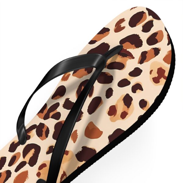 Leopard Print Flip Flops - Stylish Summer Sandals for Beach & Pool Days - Image 8