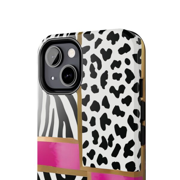 Chic Animal Print Phone Case - Tough & Stylish Zebra and Leopard Design - Image 43