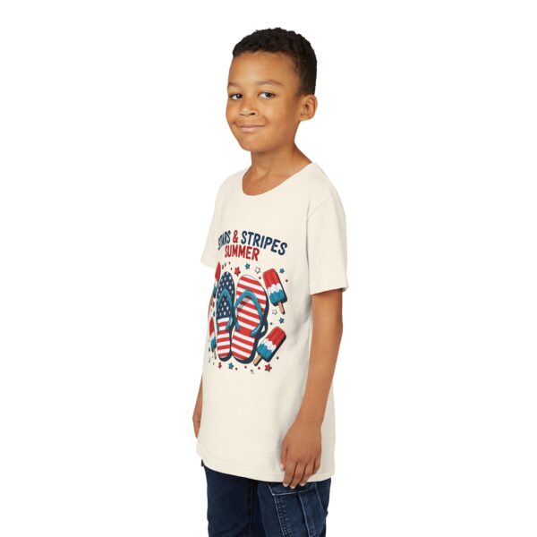 Stars & Stripes Summer Youth Tee, Kids Patriotic Shirt, Fourth of July Tee, Summer Outfit, Independence Day Apparel - Image 8