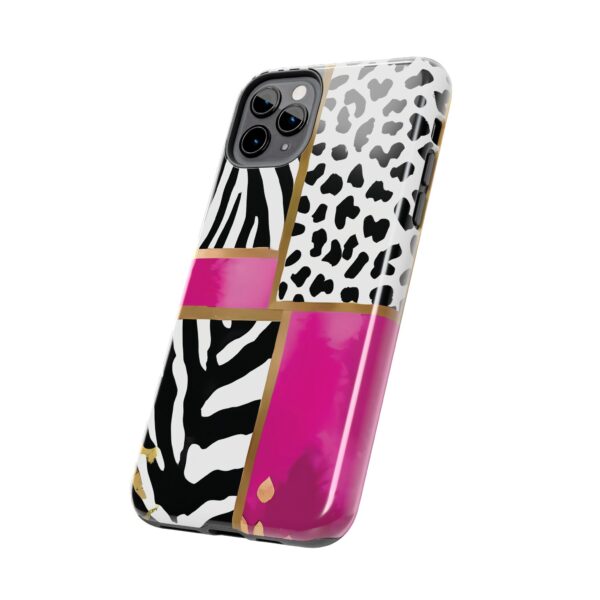 Chic Animal Print Phone Case - Tough & Stylish Zebra and Leopard Design - Image 22