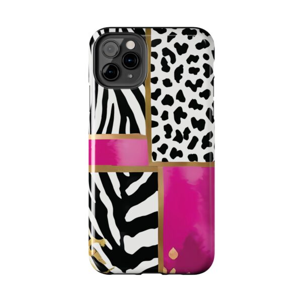 Chic Animal Print Phone Case - Tough & Stylish Zebra and Leopard Design - Image 21