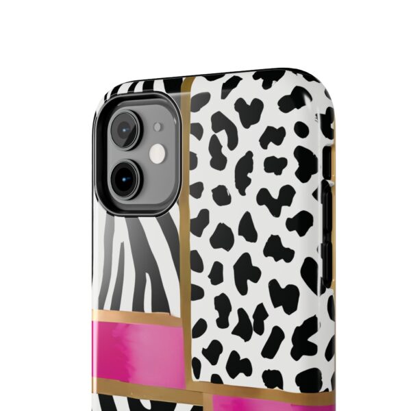 Chic Animal Print Phone Case - Tough & Stylish Zebra and Leopard Design - Image 15