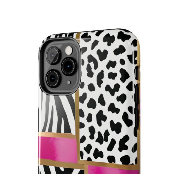 Chic Animal Print Phone Case - Tough & Stylish Zebra and Leopard Design - Image 19