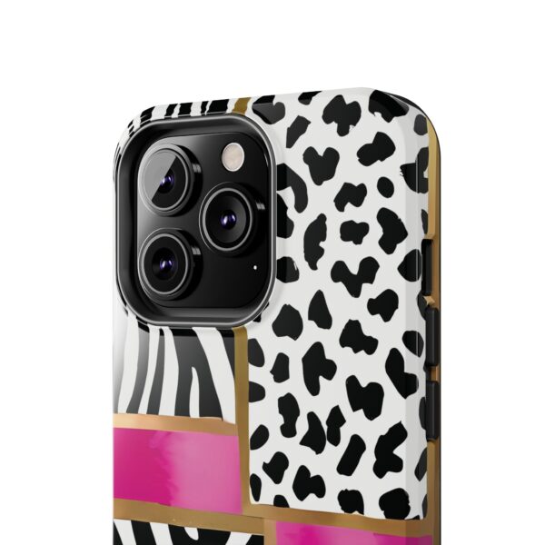 Chic Animal Print Phone Case - Tough & Stylish Zebra and Leopard Design - Image 51