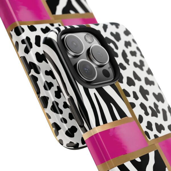 Chic Animal Print Phone Case - Tough & Stylish Zebra and Leopard Design - Image 100