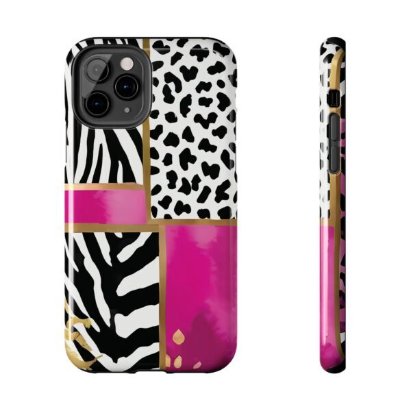Chic Animal Print Phone Case - Tough & Stylish Zebra and Leopard Design - Image 16