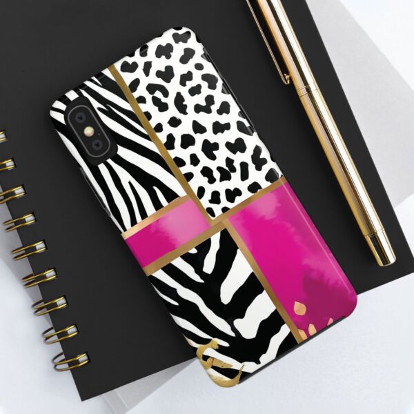 Chic Animal Print Phone Case - Tough & Stylish Zebra and Leopard Design - Image 9