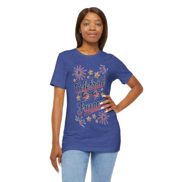 Celebrate Freedom Tee, Patriotic T-Shirt, Unisex Graphic Tee, Fourth of July, Independence Day, Summer Fun Shirt - Image 12