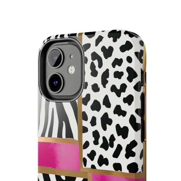 Chic Animal Print Phone Case - Tough & Stylish Zebra and Leopard Design - Image 31