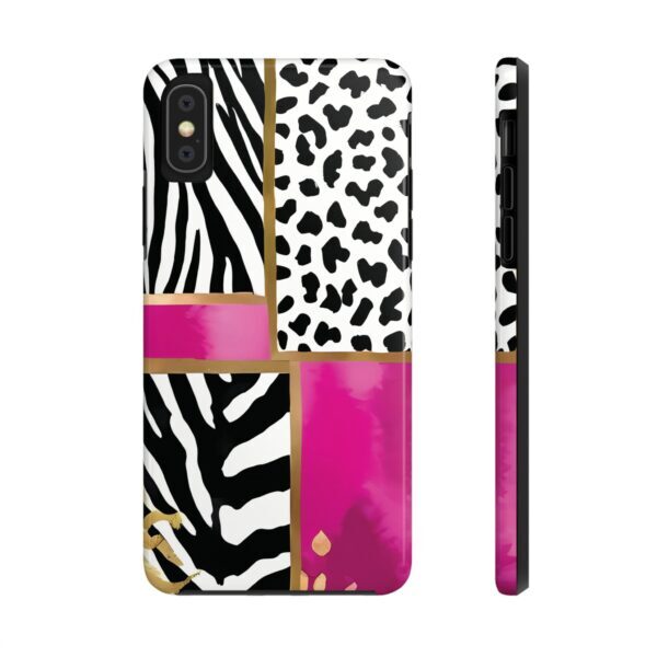 Chic Animal Print Phone Case - Tough & Stylish Zebra and Leopard Design - Image 8