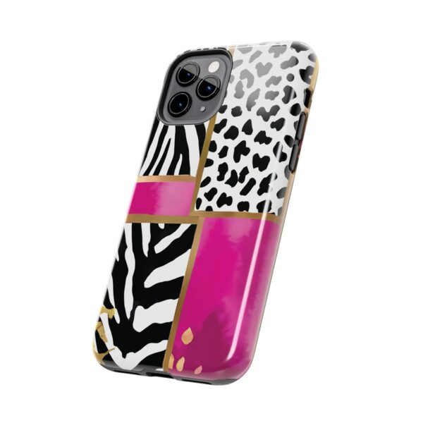 Chic Animal Print Phone Case - Tough & Stylish Zebra and Leopard Design - Image 18