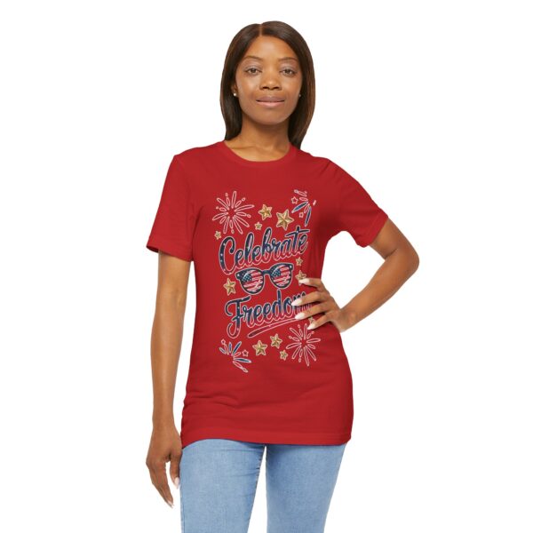 Celebrate Freedom Tee, Patriotic T-Shirt, Unisex Graphic Tee, Fourth of July, Independence Day, Summer Fun Shirt - Image 15