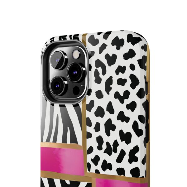 Chic Animal Print Phone Case - Tough & Stylish Zebra and Leopard Design - Image 39