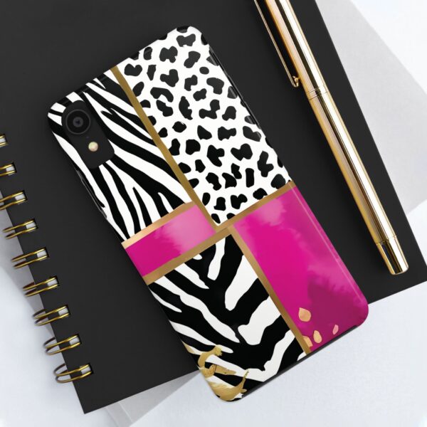 Chic Animal Print Phone Case - Tough & Stylish Zebra and Leopard Design - Image 7