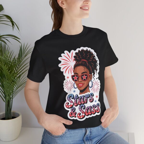 Stars & Sass Unisex Tee - Fun Graphic T-Shirt, Casual Wear, Gift for Teens, Summer Style, Festival Outfit - Image 4