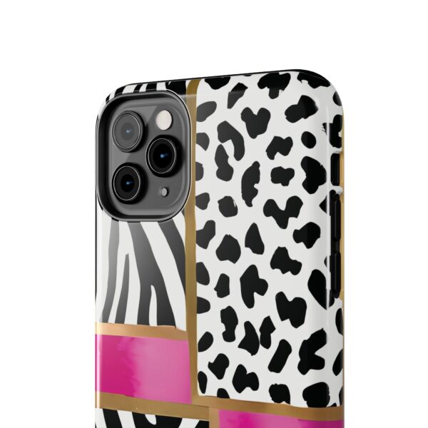 Chic Animal Print Phone Case - Tough & Stylish Zebra and Leopard Design - Image 23