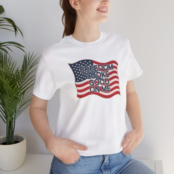 Patriotic Freedom Tee, Unisex Jersey Short Sleeve Graphic T-Shirt, 4th of July Gift, Americana Style Shirt, Casual Everyday Wear, [...]